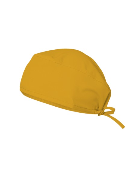 GORRO SANITARIO MICROFIBRA. MOSTAZA